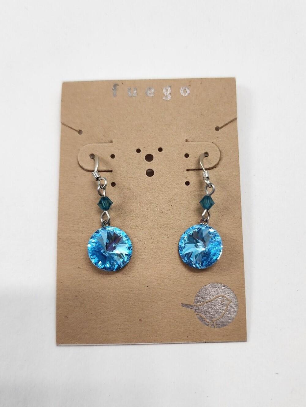 NEW! Fuego Crystal Drop Earrings